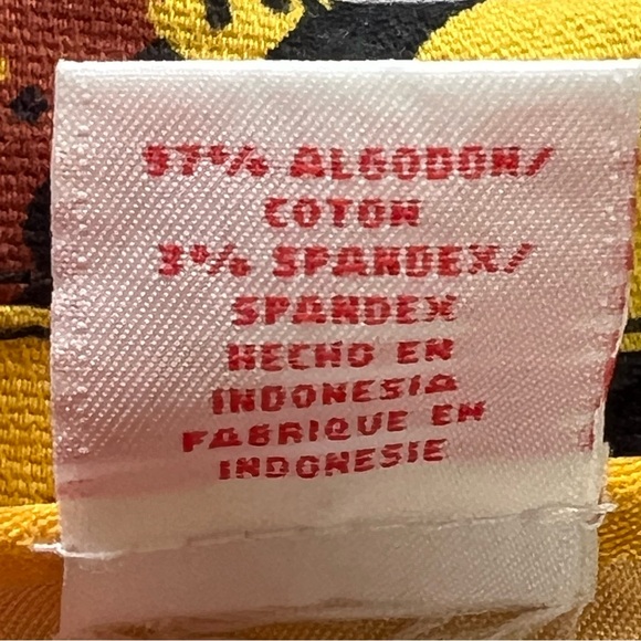 RUBY RD Leaf Print Cropped Jacket | 4P | Yellow Multi | Retro Safari Style - Picture 12 of 14